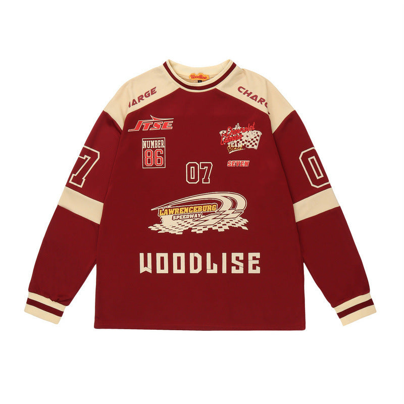 Street Vintage High Street Hip-hop Sports T-shirt