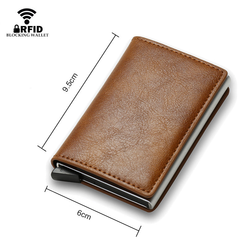 Credit Card Holder Smart Minimalist Wallet Pocket Men Women Slim Cardholder