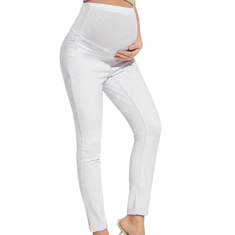 Maternity stretch High Waist Belly Support Maternity Leggings