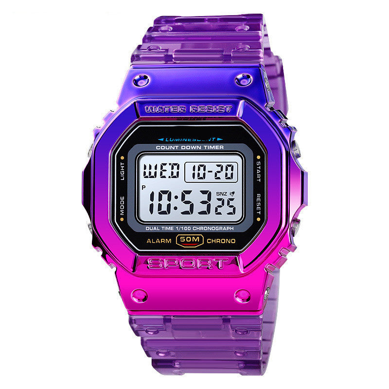 Transparent Belt Sports Watch Female Accessories