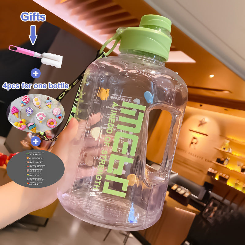 Large-capacity Water Cup Sports Bottle Male Fitness Large-ton Barrel