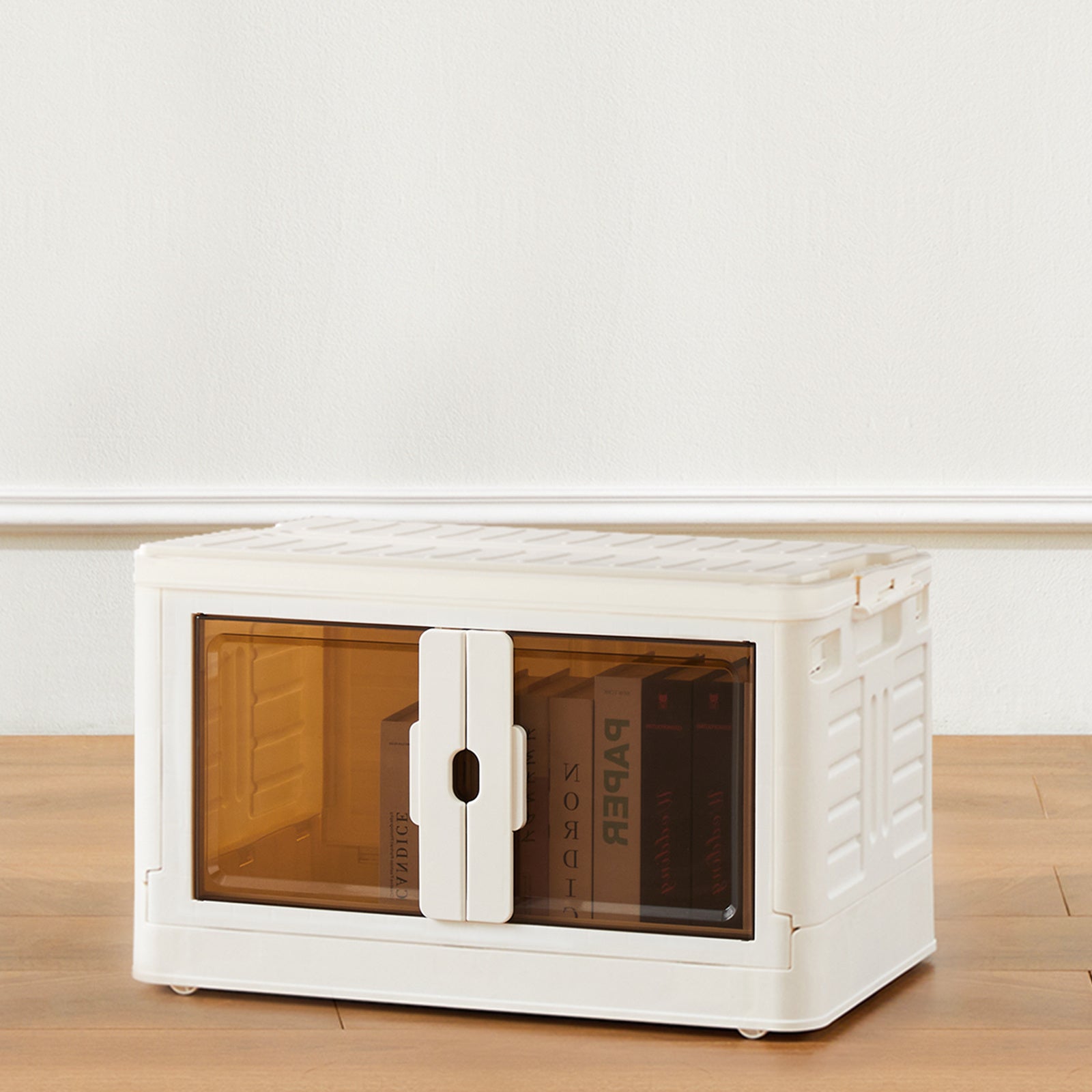 Stackable Magnetic Storage Box With Lid