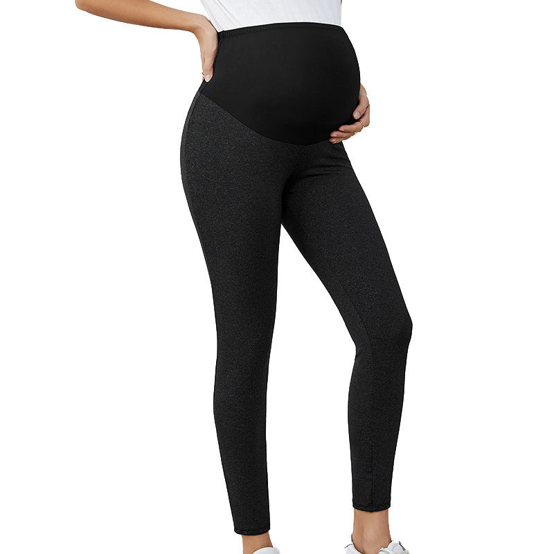 Maternity stretch High Waist Belly Support Maternity Leggings