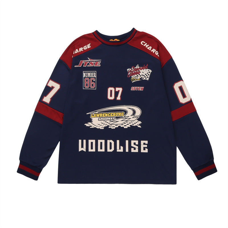 Street Vintage High Street Hip-hop Sports T-shirt