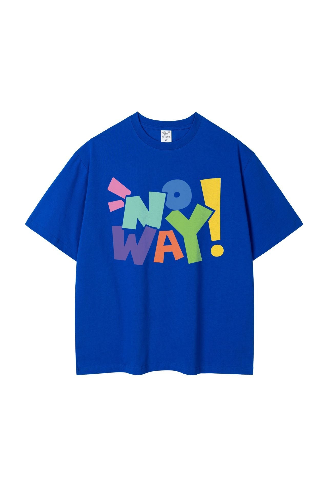 Letter NOWAY Pure Cotton Fashion Casual T-shirt