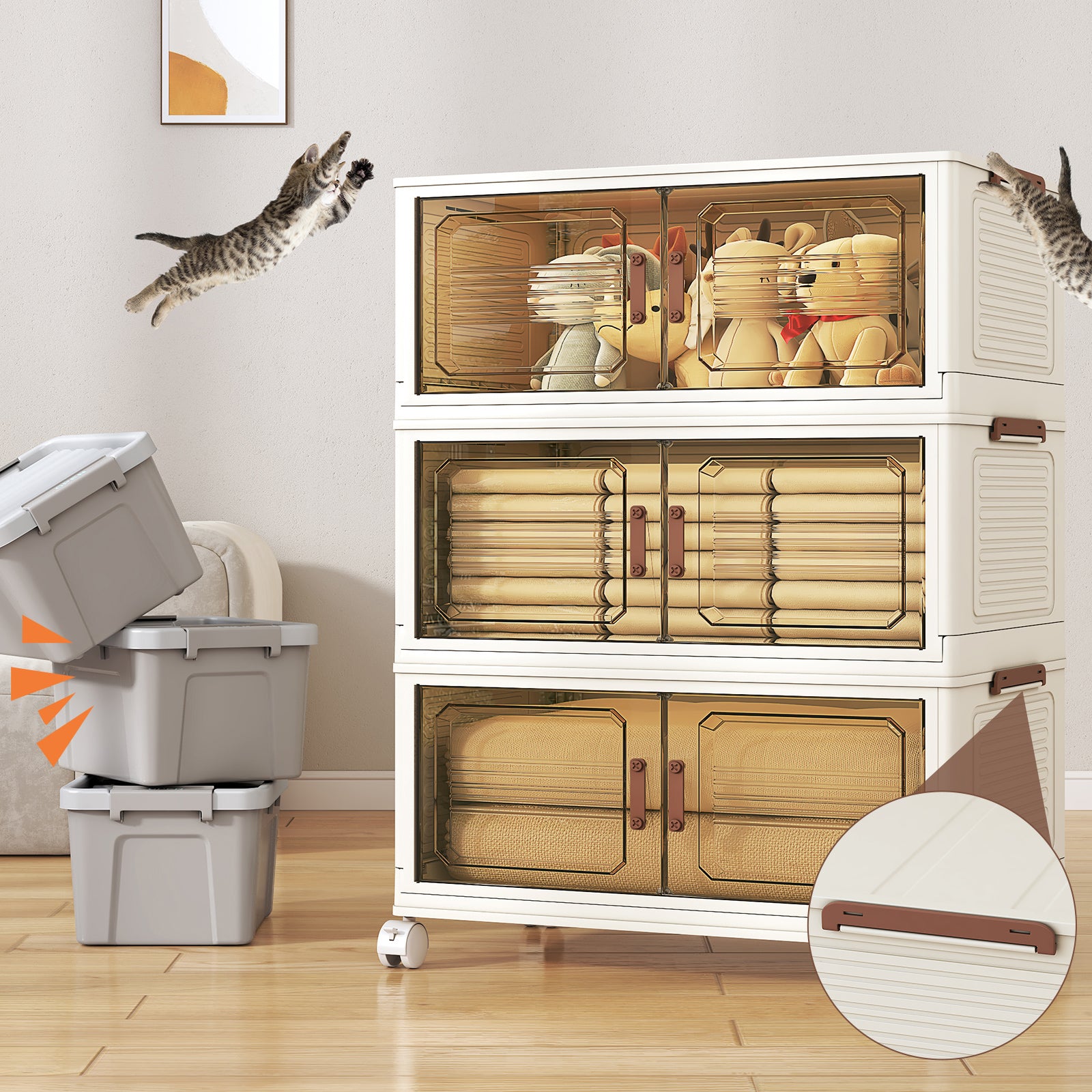 Folding Storage Cabinet