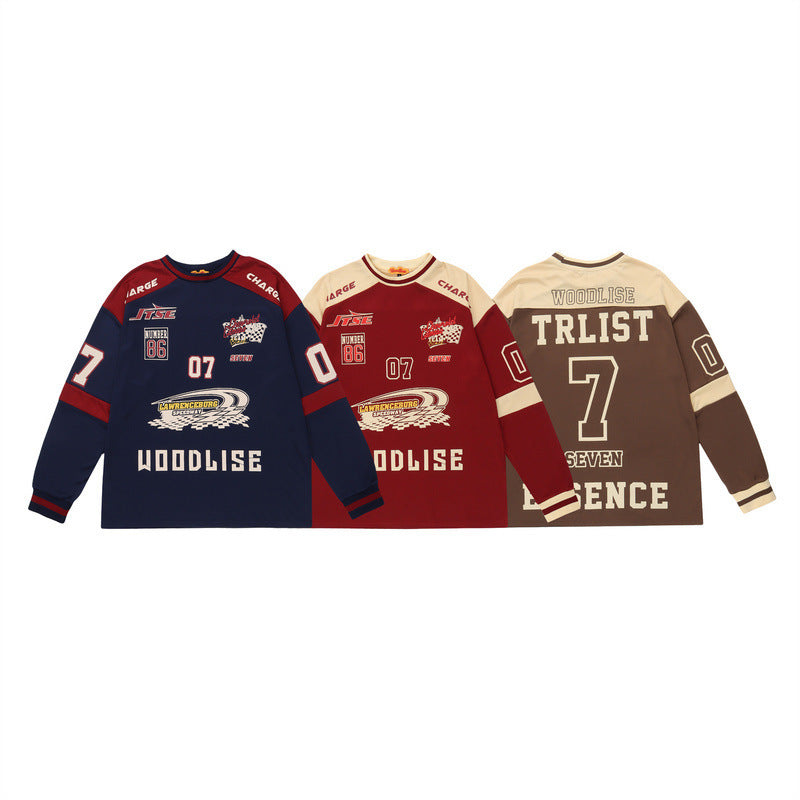 Street Vintage High Street Hip-hop Sports T-shirt