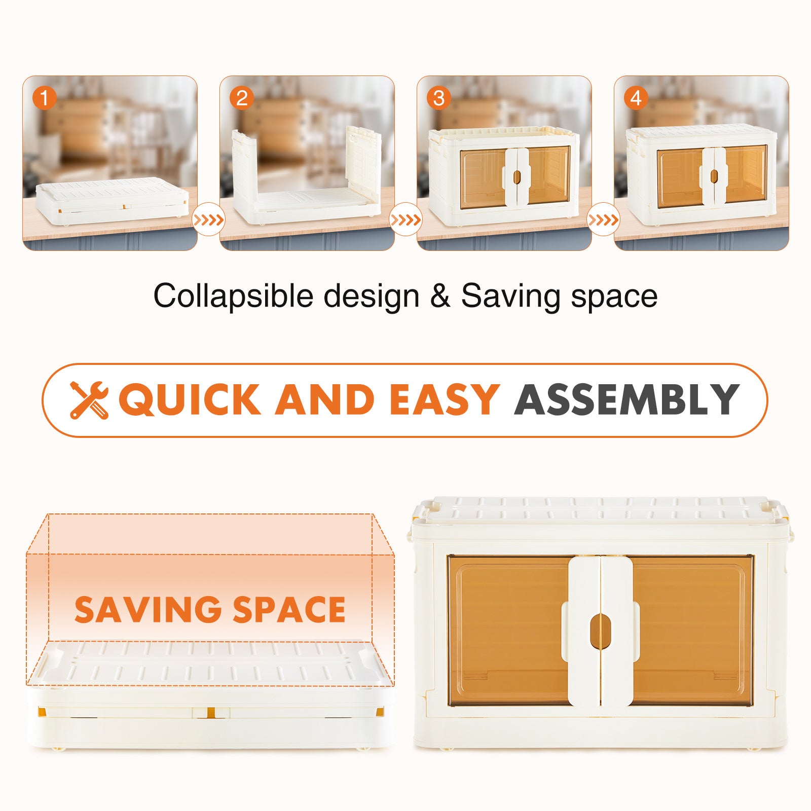 Stackable Magnetic Storage Box With Lid